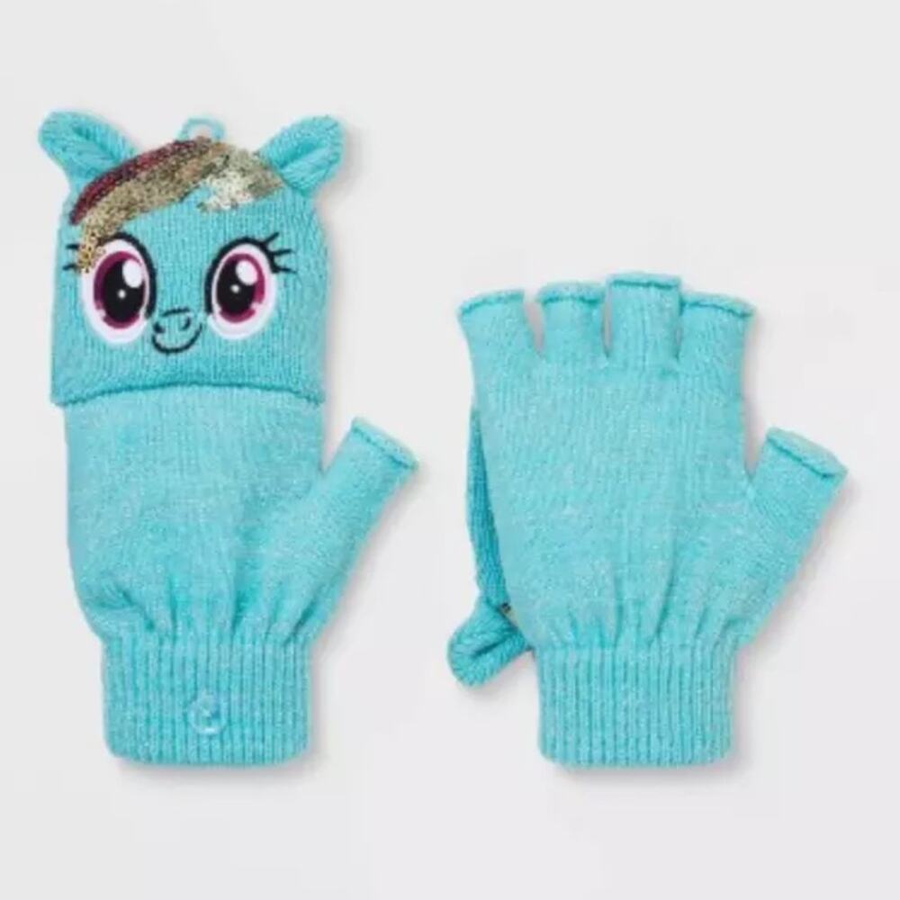 Girls'‎ Blue My Little Pony Fingerless Mitten One Size